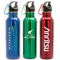 25 Oz. Ice-Lite Stainless Steel Bottle w/ Carabiner